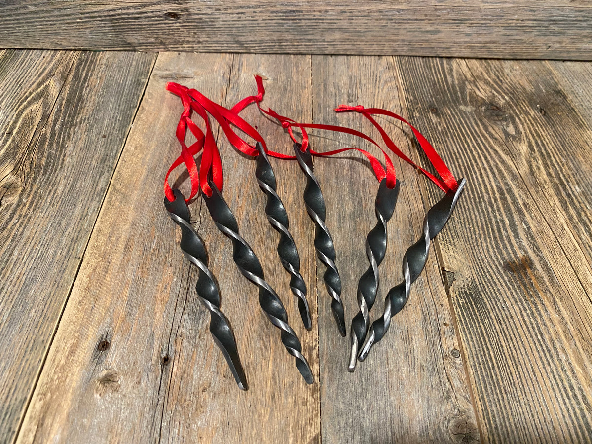 Twisted Icicle Christmas Ornament