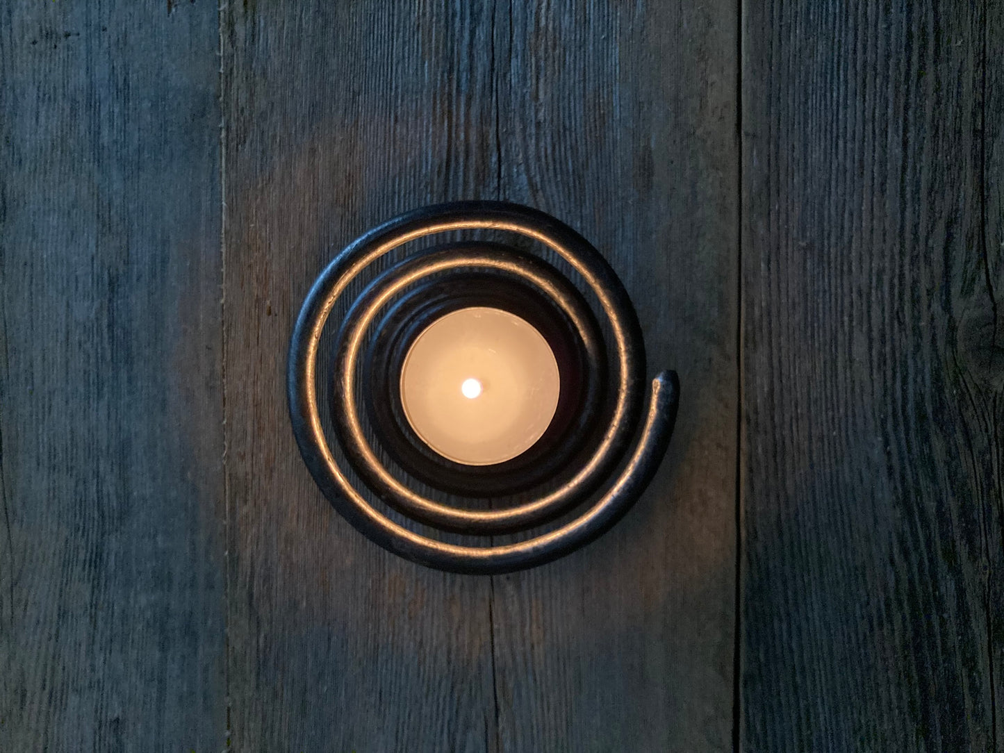 Tea Light Candle Holder - Hand Forged