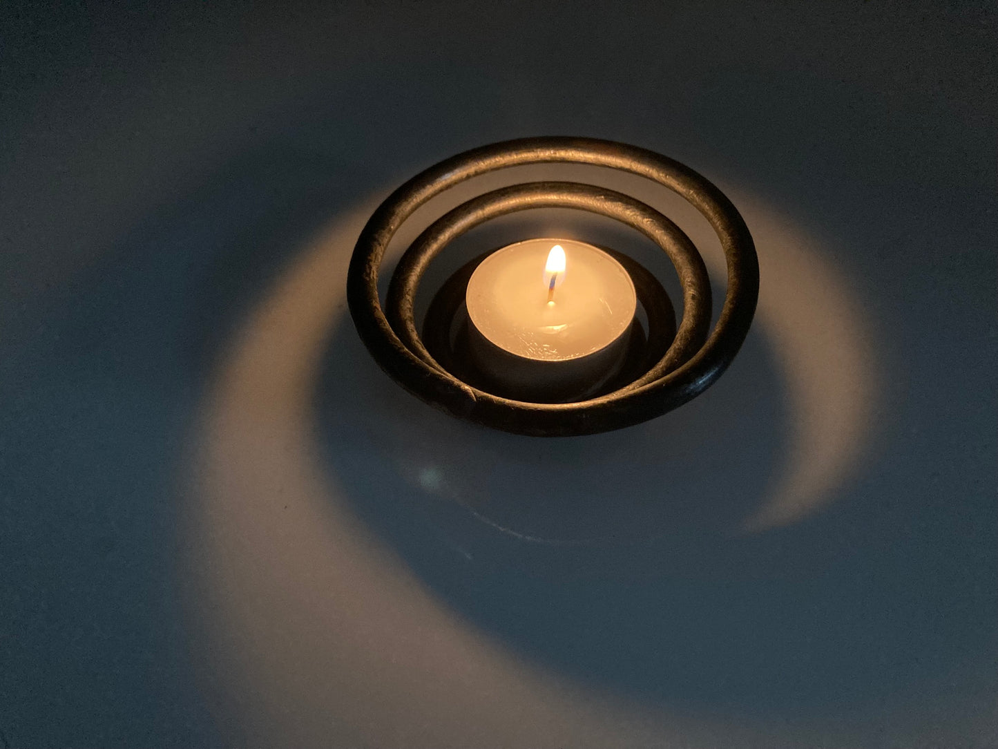Tea Light Candle Holder - Hand Forged