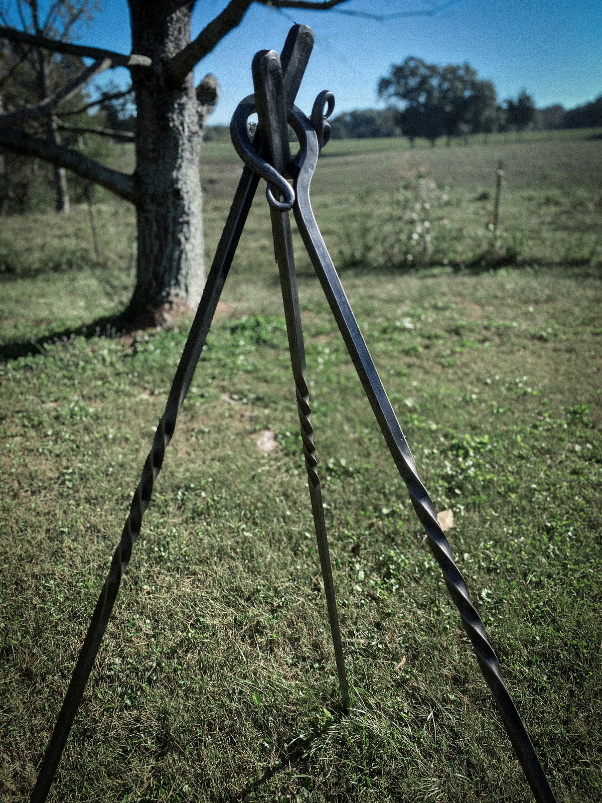 Large 5' Campfire Cooking Irons - Tripod or Cross Bar