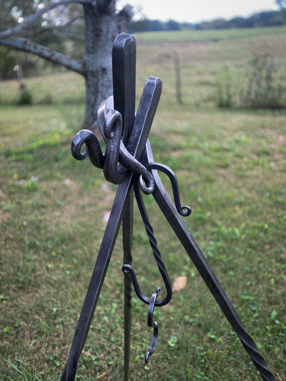 Large 5' Campfire Cooking Irons - Tripod or Cross Bar