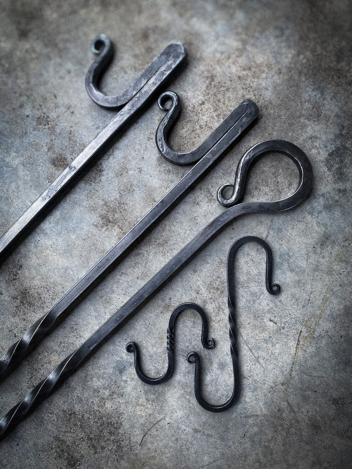 Large 5' Campfire Cooking Irons - Tripod or Cross Bar